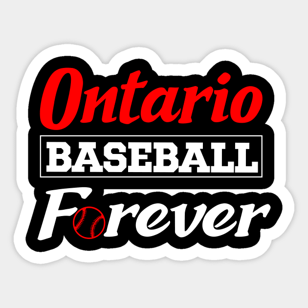 Ontario Baseball Forever Sticker by Anfrato